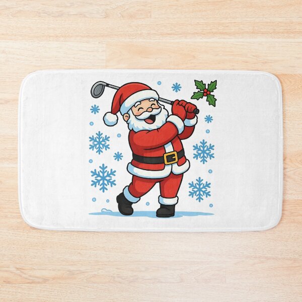 Item preview, Santa playing golf designed and sold by Nomad-Maynard.