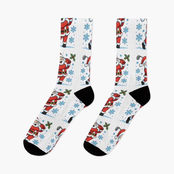 Item preview, Santa playing golf designed and sold by Nomad-Maynard.