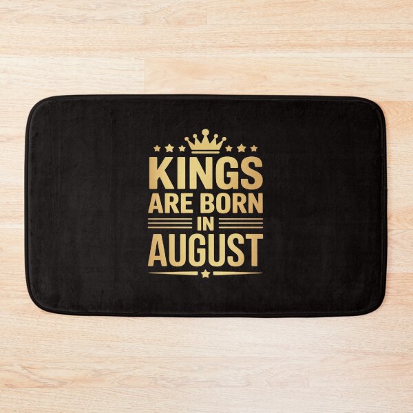 Item preview, Kings Are Born in August - Best Birthday Gift Idea designed and sold by RatCurry.
