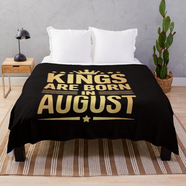 Item preview, Kings Are Born in August - Best Birthday Gift Idea designed and sold by RatCurry.