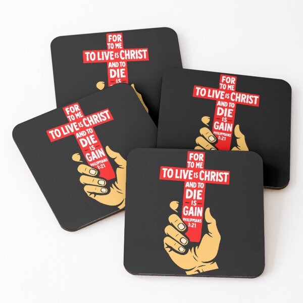 Item preview, Philippians 1:21 To Live Is Christ And To Die Is Gain designed and sold by plushism.