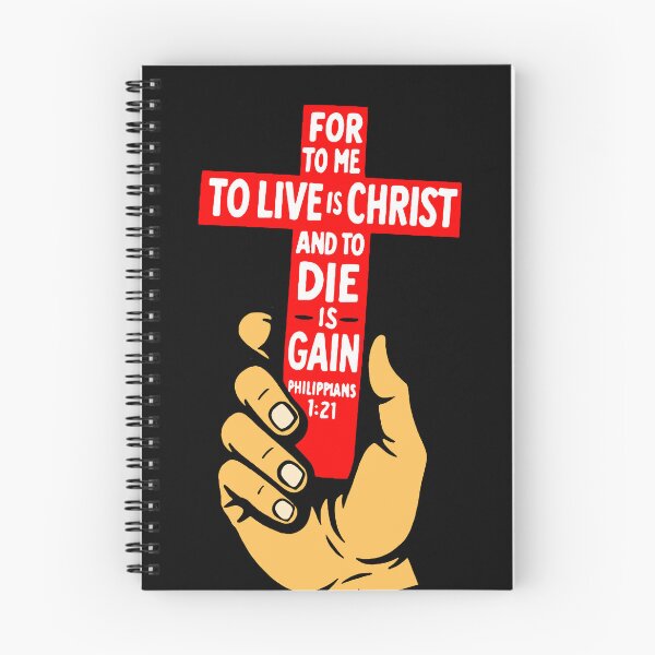 Item preview, Philippians 1:21 To Live Is Christ And To Die Is Gain designed and sold by plushism.