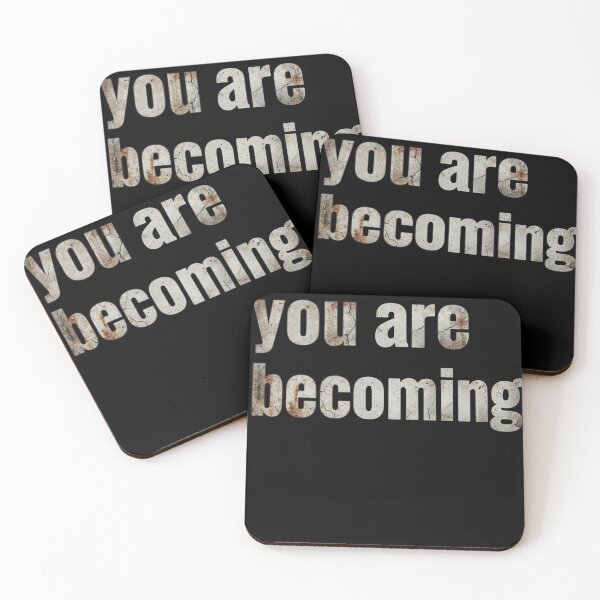 Item preview, You Are Becoming – Soft Minimal Aesthetic Quote Tee designed and sold by CuteOasis.