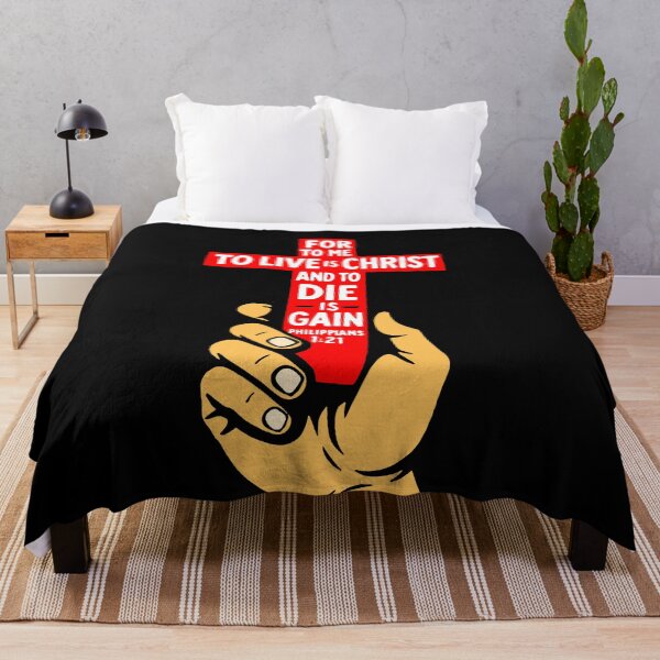 Item preview, Philippians 1:21 To Live Is Christ And To Die Is Gain designed and sold by plushism.
