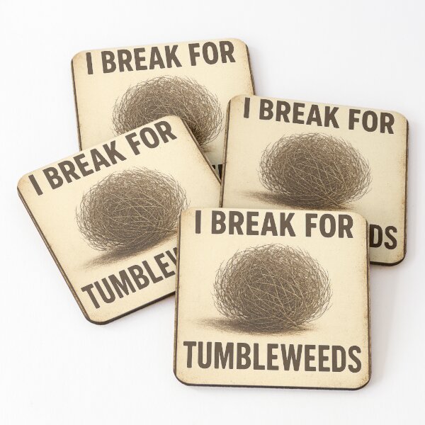 Item preview, Tumbleweed Braking in the Southwest designed and sold by Thomas Hill Art.