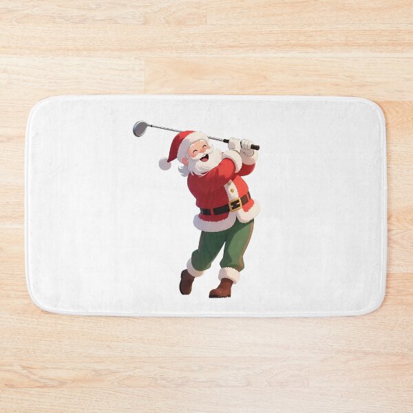 Item preview, Santa playing golf designed and sold by Nomad-Maynard.