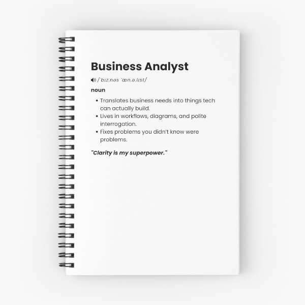 Item preview, Business Analyst Definition Shirt | Funny BA Gift for Analysts & Project Teams designed and sold by Yuli Club.