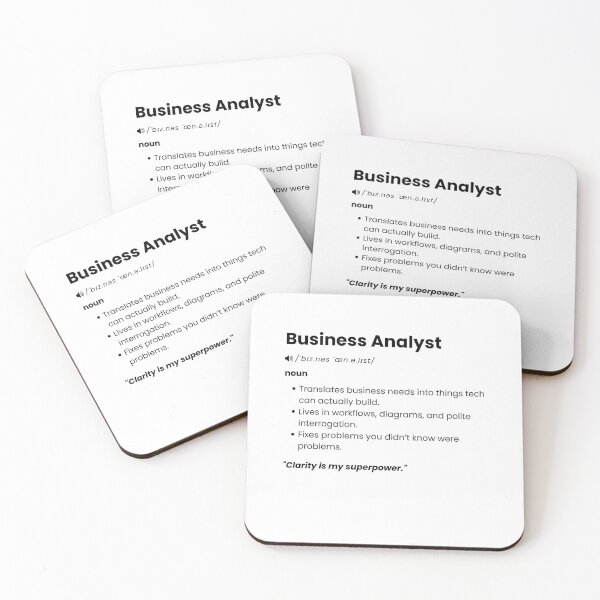 Item preview, Business Analyst Definition Shirt | Funny BA Gift for Analysts & Project Teams designed and sold by Yuli Club.
