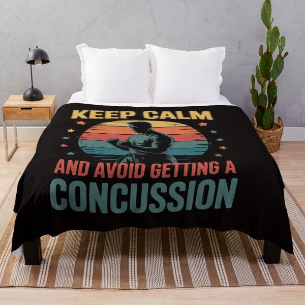 Item preview, Keep Calm And Avoid Getting A Concussion - Colorguard designed and sold by RatCurry.