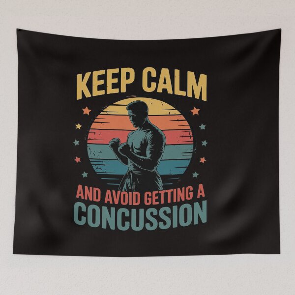 Item preview, Keep Calm And Avoid Getting A Concussion - Colorguard designed and sold by RatCurry.