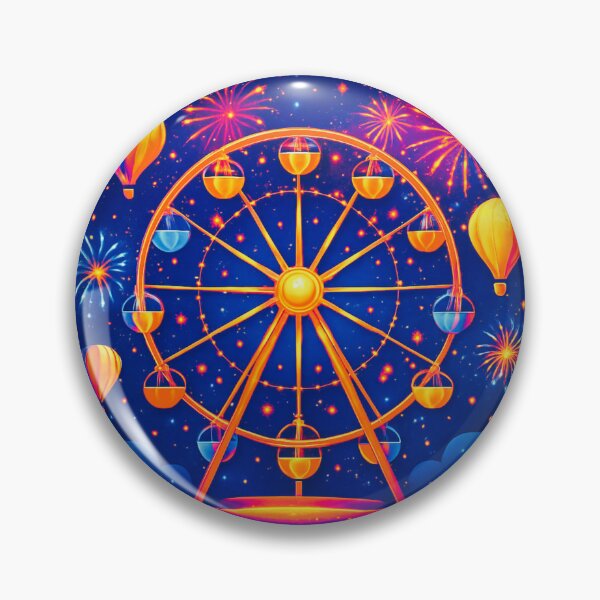 Item preview,  Carnival Moon, conquered by balloon flight. designed and sold by Zofia Sosnecka.