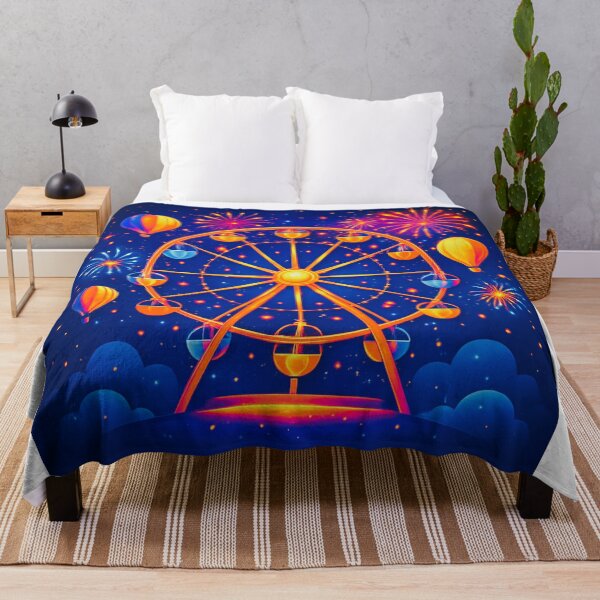 Item preview, Carnival Moon, conquered by balloon flight. designed and sold by Zofia Sosnecka.