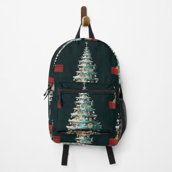 Item preview, Radiant Christmas Tree Surrounded by Sparkling Gifts in a Festive Winter Glow designed and sold by OlfactoART Studio.