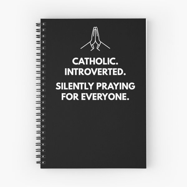 Item preview, Catholic Introverted Silently Praying designed and sold by AdamIntrovert.