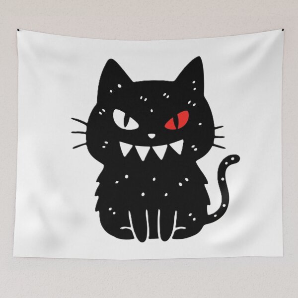 Item preview, Wicked Black Cat designed and sold by menna-mohamed.