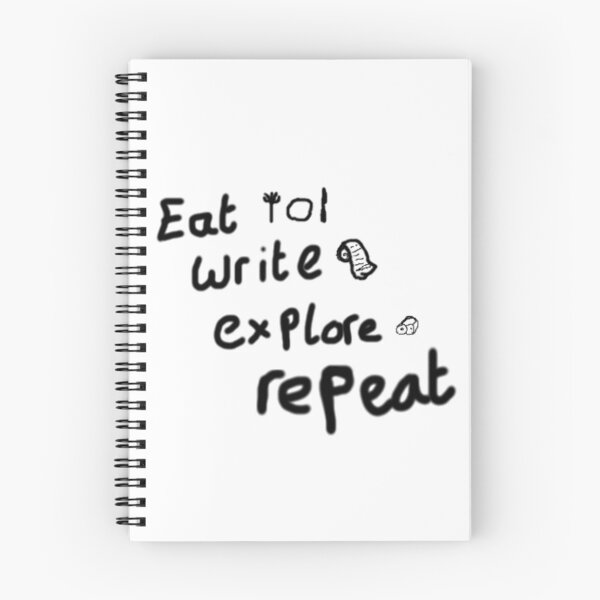 Item preview, Eat, write, explore repeat designed and sold by MoMoJaJa.