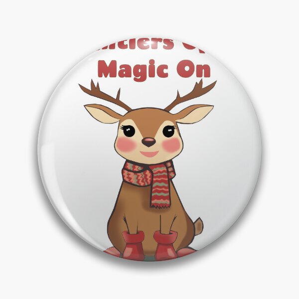 Item preview, Antlers Up, Magic On — Reindeer Holiday Print designed and sold by Felia001.