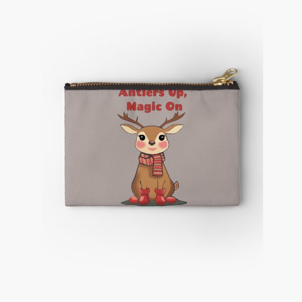 Item preview, Antlers Up, Magic On — Reindeer Holiday Print designed and sold by Felia001.