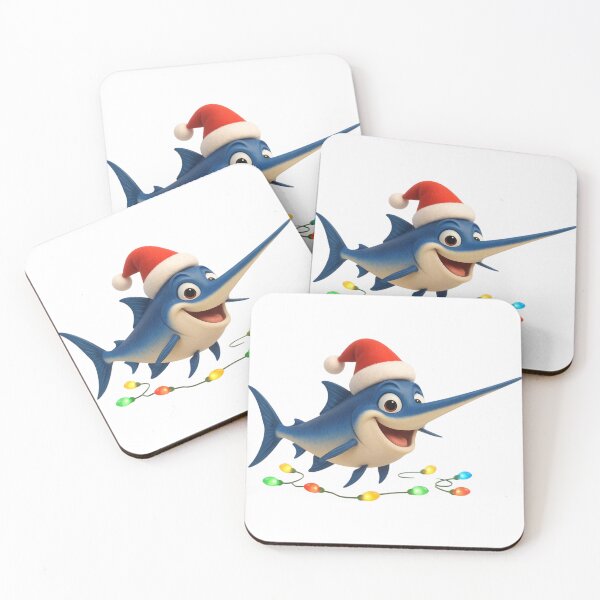 Item preview, Christmas Swordfish designed and sold by Sillytoe.