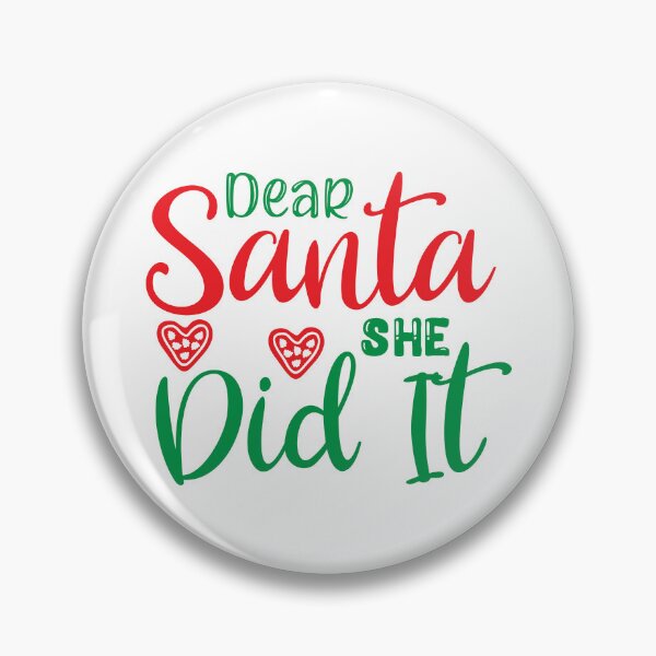 Item preview, Dear Santa She Did It - Funny Matching Family Naughty List Slogan designed and sold by FuzionRaptor.