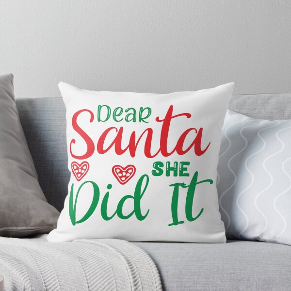 Item preview, Dear Santa She Did It - Funny Matching Family Naughty List Slogan designed and sold by FuzionRaptor.