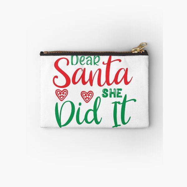 Item preview, Dear Santa She Did It - Funny Matching Family Naughty List Slogan designed and sold by FuzionRaptor.