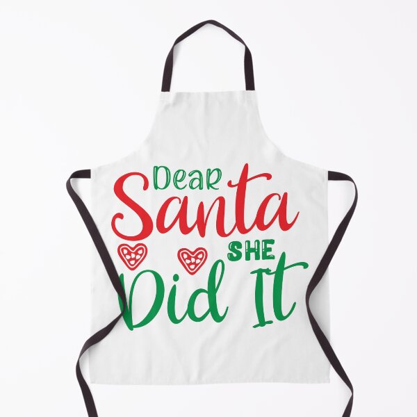 Item preview, Dear Santa She Did It - Funny Matching Family Naughty List Slogan designed and sold by FuzionRaptor.