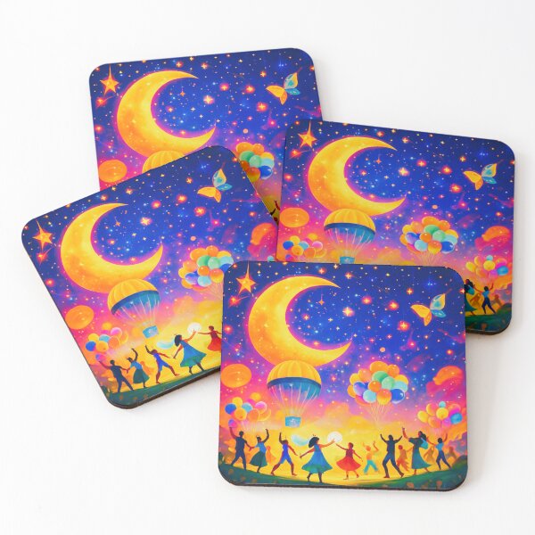 Item preview,  Carnival Moon, conquered by balloon flight. designed and sold by Zofia Sosnecka.