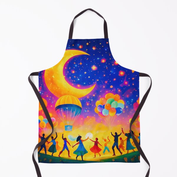 Item preview, Carnival Moon, conquered by balloon flight. designed and sold by Zofia Sosnecka.