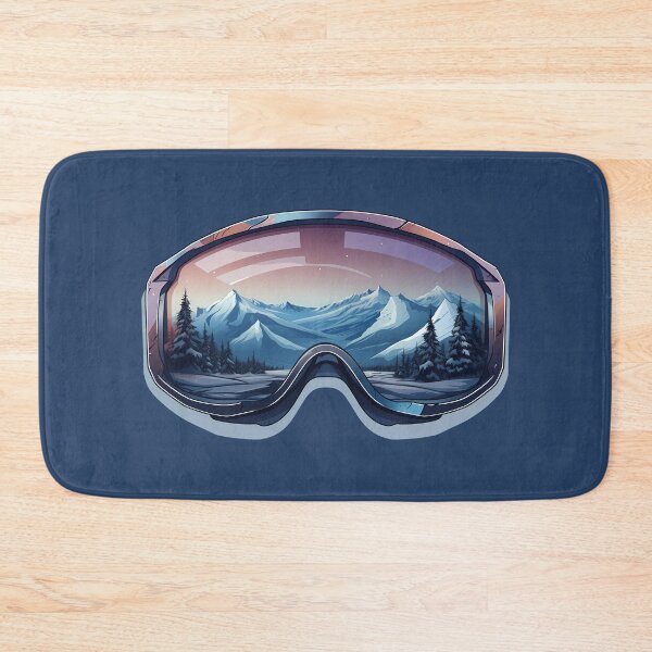 Item preview, Alpine Twilight Snow Goggles Design Mountain Snowboarding Winter Landscape designed and sold by meganohm.