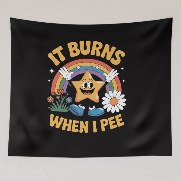Item preview, It Burns When I Pee designed and sold by OlafLica.