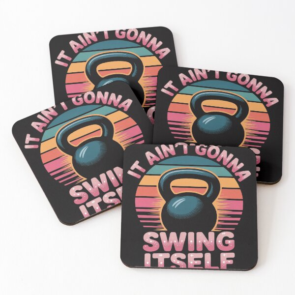 Item preview, It Ain't Gonna Swing Itself  Kettlebell Workout Gym designed and sold by OlafLica.