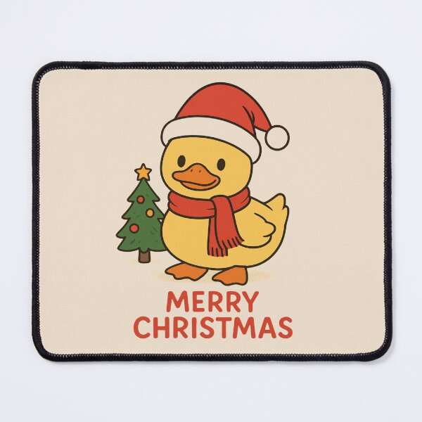 Item preview, Cute Kawaii Christmas Duck - Festive Holiday Duck Illustration designed and sold by Nature's Palette.