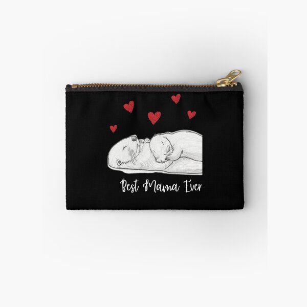 Item preview, Best Mama Ever. Sea Otter Mother and Baby Otter design designed and sold by SofikoDesigns.