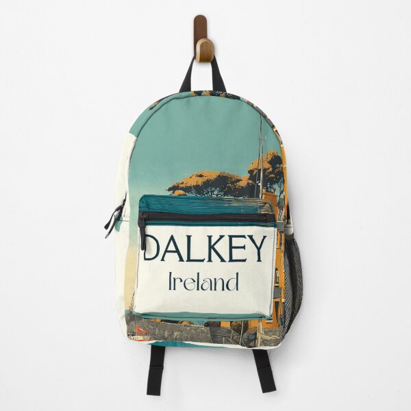 Item preview, Dalkey Harbor Ireland Poster – Colorful Town & Boats in Summer Light designed and sold by TuncGK.