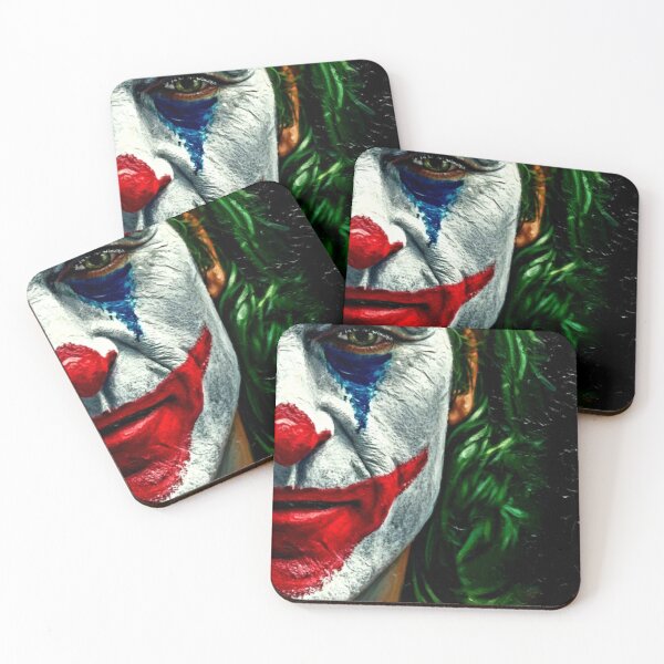 Item preview, Joaquin Phoenix Joker - Haunting Close-up Painted Portrait designed and sold by Art's Diner.