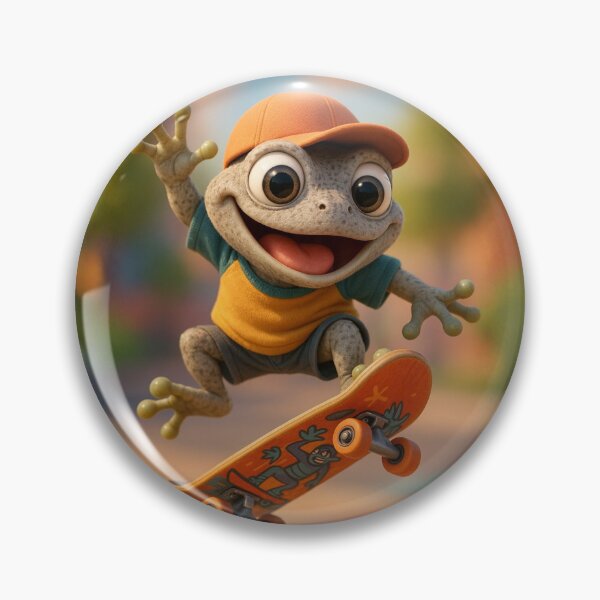Item preview, Skater Gray Tree Frog designed and sold by Sillytoe.