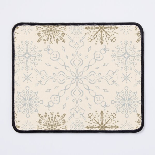 Item preview, Copy of Brushed Bohemian Snowflakes (cream gold) designed and sold by Doodloom.