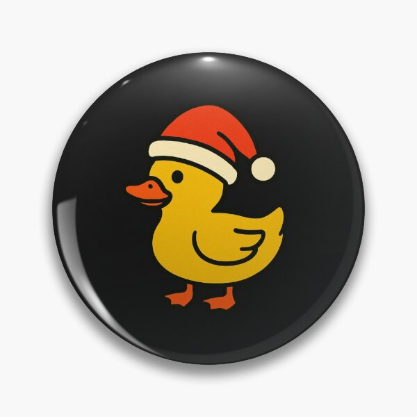 Item preview, Cute Yellow Duck Wearing Santa Hat designed and sold by Nature's Palette.