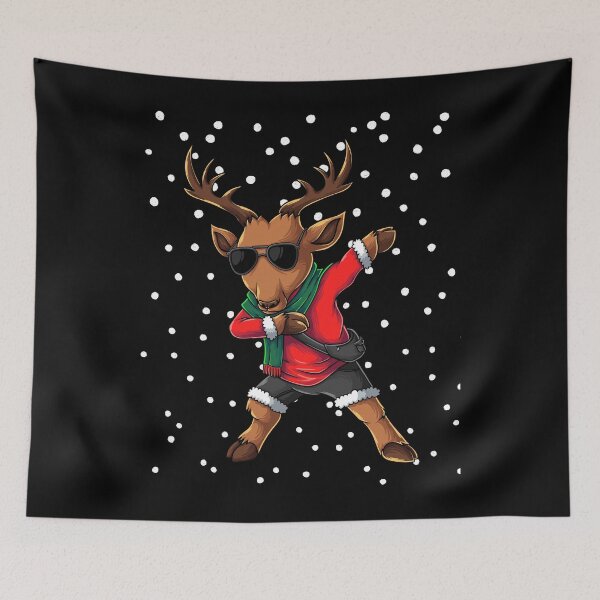 Item preview, Deer character dabbing dance christmas funny animals designed and sold by Grace-Cop.