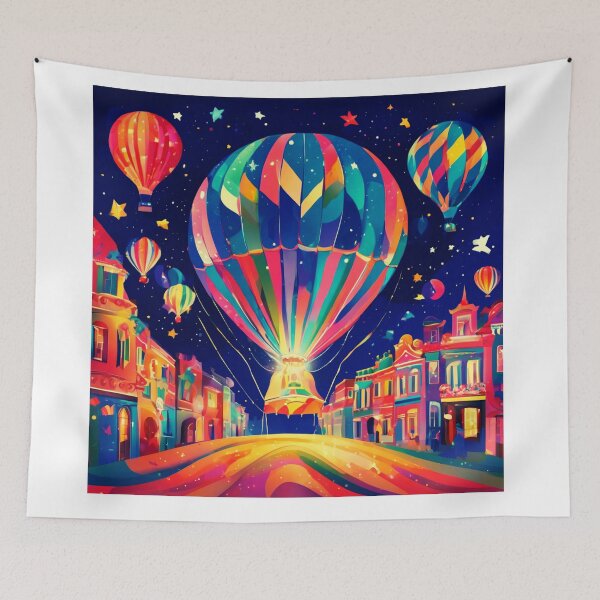 Item preview,  Carnival Moon, conquered by balloon flight. designed and sold by Zofia Sosnecka.