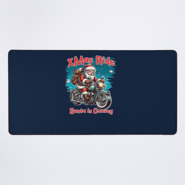 Item preview, XMas Ride – Santa Is Coming on a Motorcycle designed and sold by ArtRoyal13.
