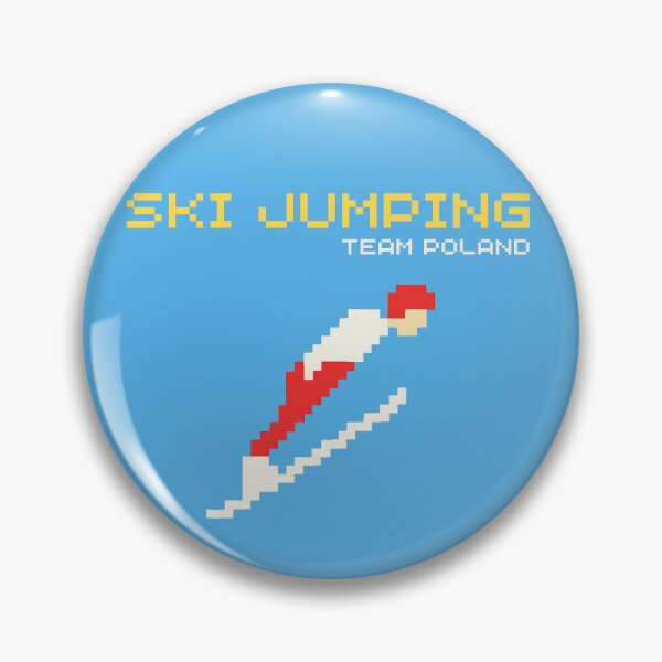 Item preview, Ski Jumping | Team Poland | Retro Pixel-Art designed and sold by Anniko Art Studio.