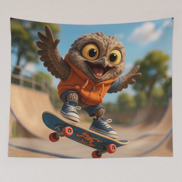 Item preview, Skater Great Potoo designed and sold by Sillytoe.