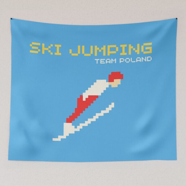 Item preview, Ski Jumping | Team Poland | Retro Pixel-Art designed and sold by Anniko Art Studio.