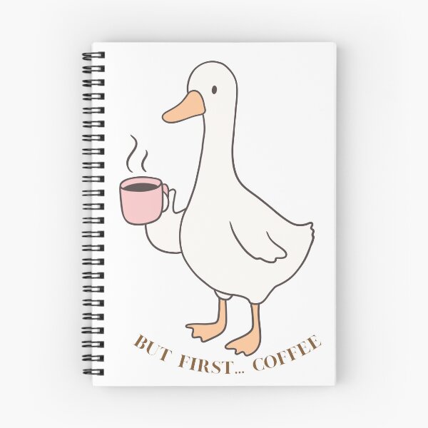 Artikelvorschau, GOOSE: But first... coffee entworfen und verkauft von Emmarrie_reads.