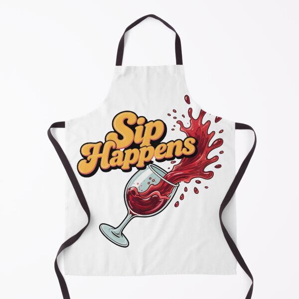 Item preview, wine lover Sip Happens designed and sold by Uglyandcute.