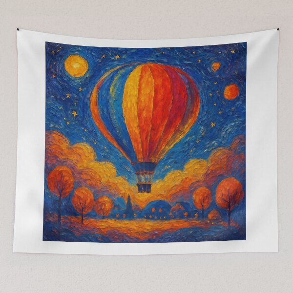 Item preview,  Carnival Moon, conquered by balloon flight. designed and sold by Zofia Sosnecka.
