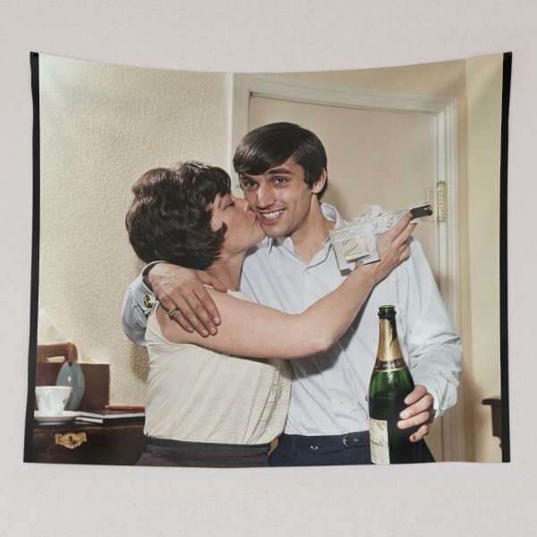 Item preview, George Best with his Mum designed and sold by AndythephotoDr.