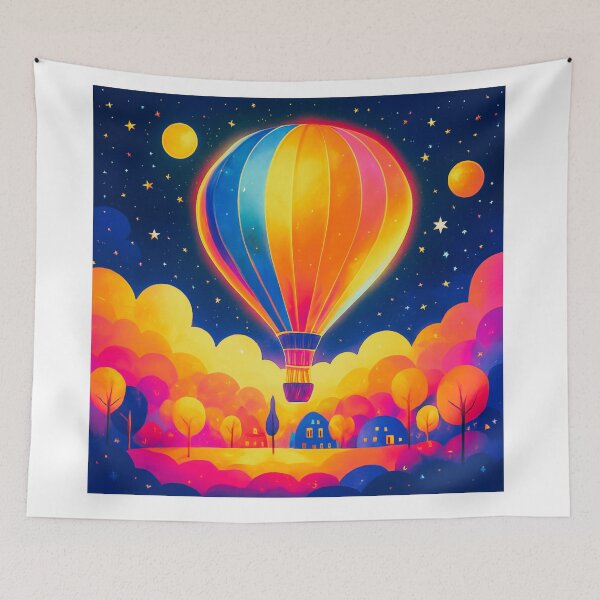Item preview,  Carnival Moon, conquered by balloon flight. designed and sold by Zofia Sosnecka.